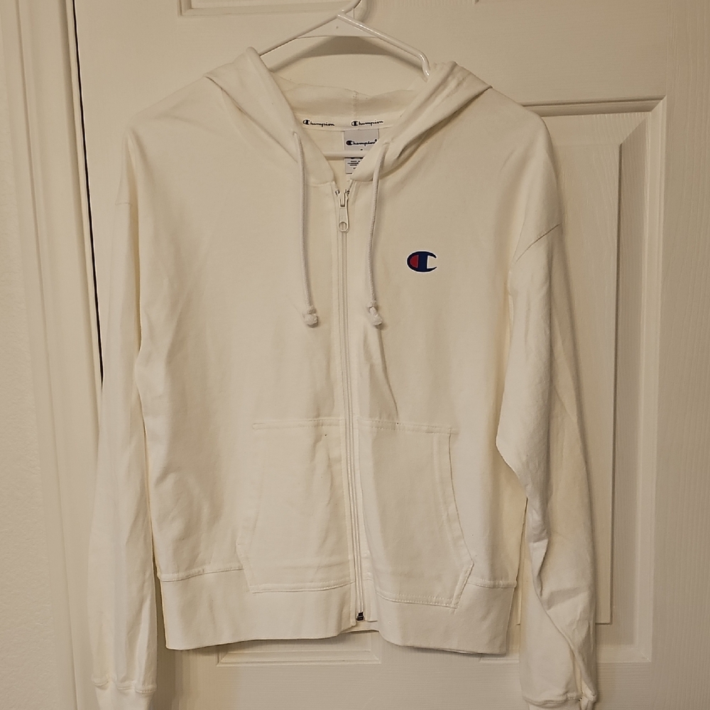 Champion Ivory Full-Zip Hoodie